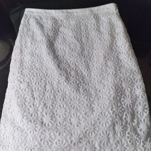 TALBOTS WHITE SKIRT